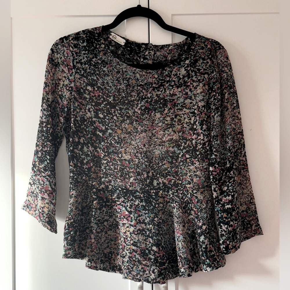 AG Peplum Blouse - Size Small
